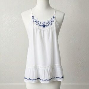 NWOT  Sheer embroidered